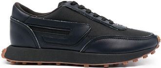Diesel S-Racer mesh contrasting sneakers - women - Leather - 36 - Black