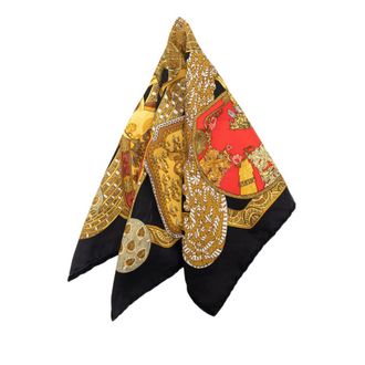 Herm&egrave;s Pre-owned Hermes Art des Steppes Silk Handkerchief Ladies 4JZ9E9ATMBXWOU1V