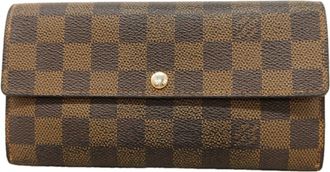 Louis Vuitton Ebene Long Wallet (Bi-Fold) (Pre-Owned)