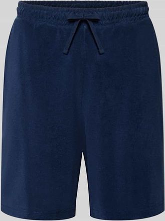 Tommy Hilfiger Loose Fit Sweatshorts aus reiner Baumwolle Modell TOWELLING SWEATSHORTS in Marine, Gr&ouml;&szlig;e XL