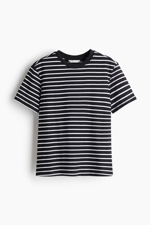 H&M MAMA Still-T-Shirt aus Baumwolle - Schwarz