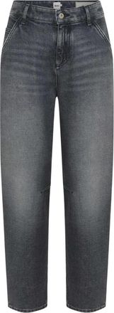 Brax Megan S Barrel Jeans - Dames - Loose Fit Jeans - Grijs - L - Katoen - Jeans