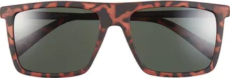 Vince Camuto Gradient Rectangular Sunglasses in Tortoise at Nordstrom Rack