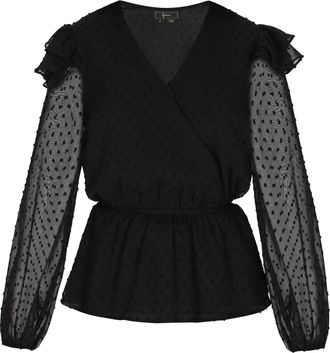 Faina Blouse Dames zwart