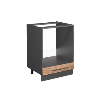 Vicco Armario Para Horno Empotrado Fame-line, Roble Dorado, 60 Cm Sin Encimera