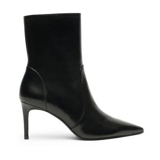 Stuart Weitzman Schoenen, Dames, Zwart, 41 EU, Leer, Power Zip 75 Boot