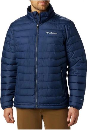 Columbia Powder Lite Jack in Blauw - Heren - Winterjassen - Blauw - S - Jassen