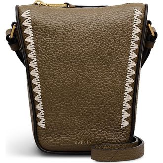 Radley London Oak Street - Stitch Medium Phone Crossbody Bag in Acorn at Nordstrom
