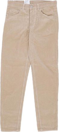 Carhartt Work in Progress Fluwelen Lange Broek Heren Regular Fit - Heren - Regular Fit Jeans - Beige - W30 - Katoen - Jeans