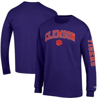 Champion Mens Champion Purple Clemson Tigers Arch Over Logo 2-Hit Long Sleeve T-Shirt at Nordstrom, Size Xx-Large