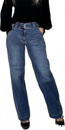 Judy Blue Double Button Boss Babe Jeans In Blue