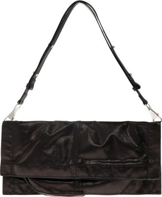 AllSaints Lutece Schoudertas met Overslag - Dames - Schoudertassen - Zwart - ONE Size - Leer - Tassen