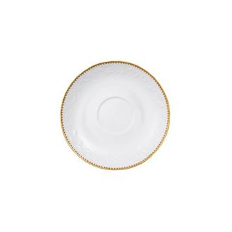 Anna Weatherley Simply Anna Tea Saucer in White/gold at Nordstrom