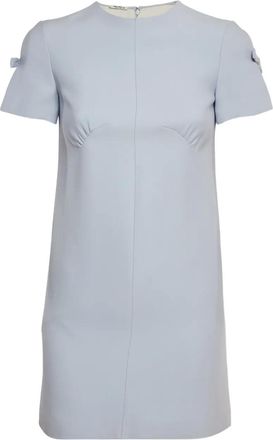 Miu Miu Abito corto con cut-out - Blu