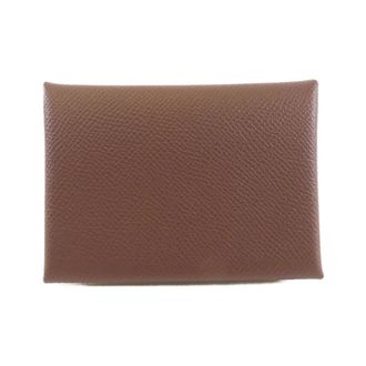 Herm&egrave;s Brown Epsom Leather Coin Purse/Coin Case (Pre-Owned)
