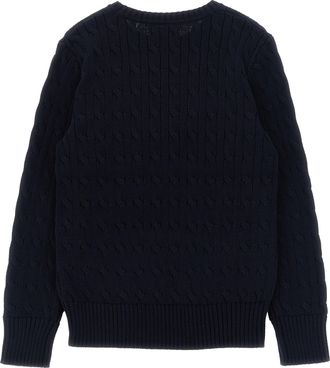 Polo Ralph Lauren Cable-Knit Crewneck Sweater - Navy