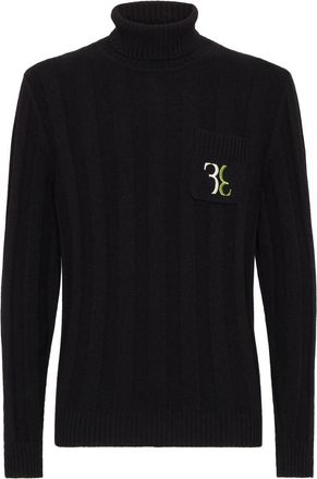 Billionaire Boys Club Wool Turtle Neck LS Double B - Heren - Coltruien - Zwart - S - Wol - Truien & Vesten