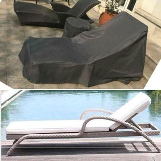 OEM Funda Para Tumbona De Jard&iacute;n. Tejido Oxford 210d. Tumbona De Jard&iacute;n Negra. Tejido Oxford Para Muebles De Jard&iacute;n Y Balc&oacute;n