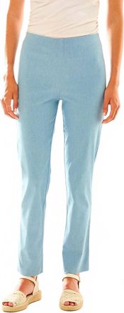 Sara Campbell Flannel Sheri Pants In Chambray Heather