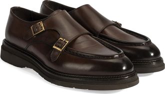 Desa Man Slip-On Loafers - Leather Upper and Lining, Round Toe, Flat Heel, Breathable | Brown - 41