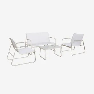 Sweeek Set Da Giardino In Acciaio, 4 Posti