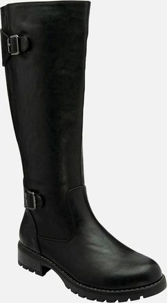 Lotus Womens Brandi Womens Knee High Boots - Black - Size: 3