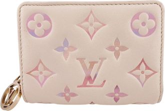Louis Vuitton Monogram Empreinte Pink Leather Wallet (Bi-Fold) (Pre-Owned)