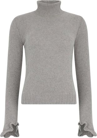 Philosophy di Lorenzo Serafini Truien & Vesten, Dames, Grijs, M, Wol, Turtleneck Trui