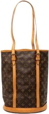 Louis Vuitton Pre-owned Bucket Bags, female, Brown, Size: ONE SIZE Pre-owned Bucket GM