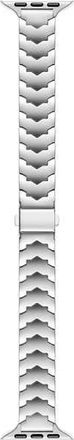 Posh Tech Iris Stainless Steel Apple Watch Watchband in Silver at Nordstrom Rack, Size 42 Mm