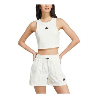 adidas (WMNS) adidas City Escape Cropped Tank Asia Sizing Off White JD8185