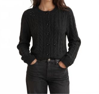 Drew Greenlee Cardigan In Black