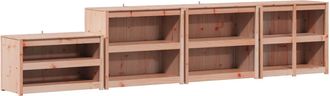 vidaXL Armario De Cocina De Exterior Meppel 4 Uds. Blanco Vidaxl