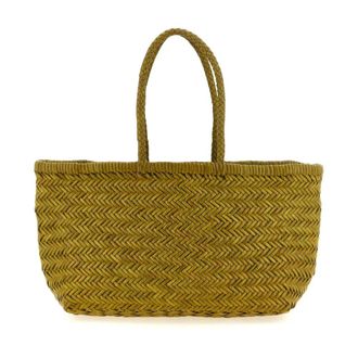 Dragon Diffusion Gevlochten Leren Shopper - Dames - Tassen - Groen - Maat: ONE Size Leer