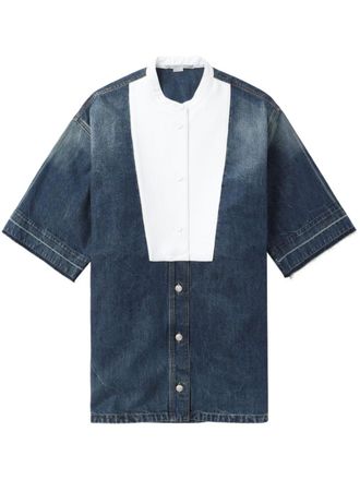 Stella McCartney Jurk met korte mouwen - Blauw