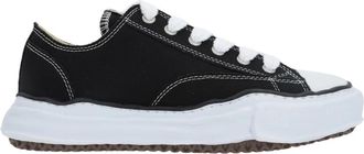 Miharayasuhiro Zwarte Canvas Lage Sneakers - Dames - Sneakers - Zwart - 40 EU - Schoenen