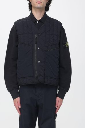 Stone Island Gilet tecnico imbottito in nylon con scollo a V