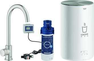 GROHE V&aacute;lvula De Columna Red Mono Y Caldera Tama&ntilde;o M, Ca&ntilde;o En C