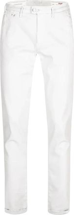 Sartoria Tramarossa Pant Chino Luis - Heren - Chinos - Wit - W36 - Katoen - Broeken