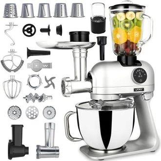 OEM Procesador De Alimentos Planetario Multifuncional Yoer De 2200 W Con Recipiente De 5,5 L Y 39 Elementos