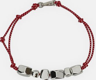 Plan C Collana Cordino E Pietre Dorate