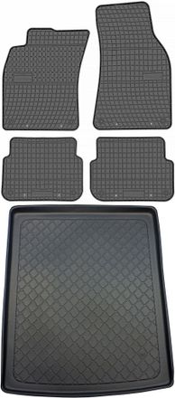 OEM Juego De Alfombrillas De Goma Para Coche Y Maletero Para Audi A6 C6 Kombi (2004-05.2006)