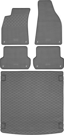OEM Audi A4 B6 B7 Avant / Kombi De Noviembre De 2001 A Marzo De 2008. Juego De Alfombrillas De Goma Para Coche + Alfombrilla Para Maletero