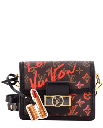 Louis Vuitton Brown Coated/Waterproof Canvas Dauphine Limited Edition Fall (Authentic Pre-Loved)