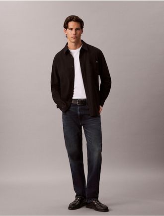 Calvin Klein Mens Standard Straight Jeans - Blue - 29W x 30L