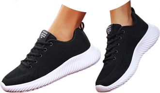 Generic Orthopedic Shoes for Women 2026 Wide Width Soft Sole Mesh Cushion Sole Comfortbale Wedge Sneakers Breathable Slip On Arch Support Non-Slip Shoes Knit 