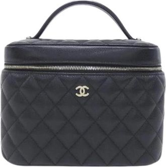 Chanel Pre-owned Timeless Classic Caviar Skin Handbag - Dames - Vintage Handtas - Zwart - ONE Size - Leer - Vintage