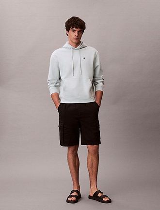 Calvin Klein Hoodie van badstofkatoen met monogram