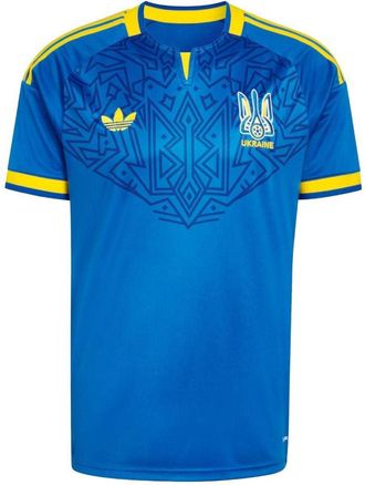 adidas Ukraine 2026 Away Jersey Asia Sizing Glow Blue JZ7005