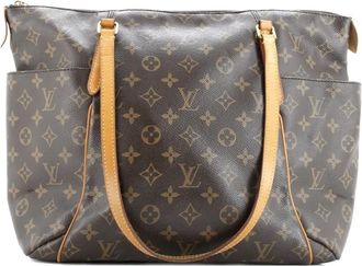 Louis Vuitton Totally Handbag MM schoudertas met monogram canvas - Bruin